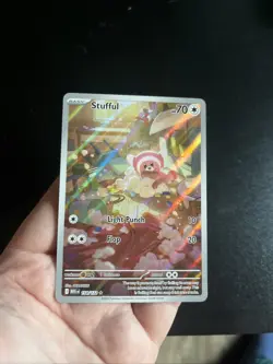 Stufful Illustration Rare MEG01: Mega Evolutions Pokemon Near Mint Condition - Image 2