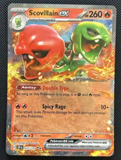 Pokemon TCG Surging Sparks - EX Holo Lot (6) Durant Scovillain Kyurem Flamigo + - Image 3