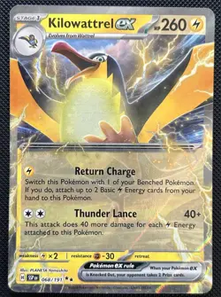 Pokemon TCG Surging Sparks - EX Holo Lot (6) Durant Scovillain Kyurem Flamigo + - Image 5