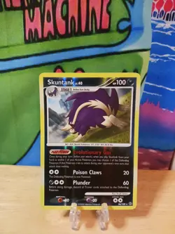 Skuntank StormFront 26/100 Rare 2008 Pokemon Card TCG Reverse Holo NM/LP - Image 1