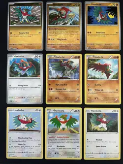 Pokemon TCG Hawlucha Lot: 9 Card Collection Set - Image 1