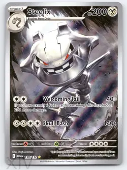 Steelix 150/132 Pokemon Mega Evolution Illustration Rare - Image 1