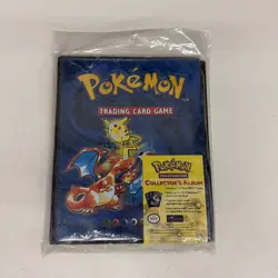 NEW FACTORY SEALED 1999 POKEMON TCG COLLECTOR'S CARD ALBUM W/ CHARIZARD COVER 742818083201 - Image 1