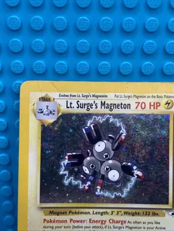 Pokemon TCG Lt. Surge’s Magneton 8/132 Holo Gym Heros HP - Image 2