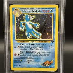 2000 Pokemon Misty's Golduck 12/132 Gym Challenge Holo, PSA 8 - Image 2