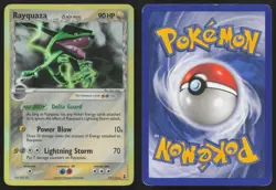 Rayquaza 13/113 Holo Rare Delta Species Pokemon English MP - Image 3