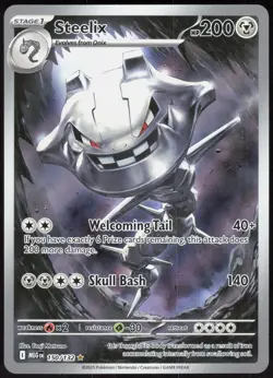 Mega Evolution Steelix 150/132 Illustration Rare Pokemon NM/M - Image 1