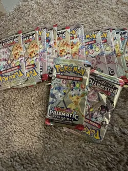 Prismatic Evolutions Booster Pack X 1 factory Sealed Pokemon Rand Art ships fast - Image 1