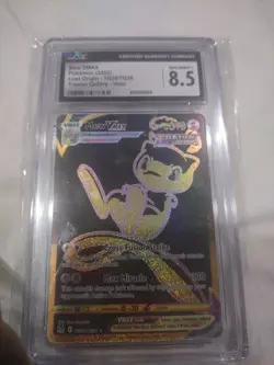 Pokemon Mew VMAX Trainer Gallery Holo 2022 Lost Origin TG30 CGC Mint+ 8.5 - Image 1