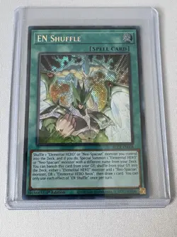 EN Shuffle BLCR-EN008 | 1st Ed Yugioh Secret Rare - Image 1