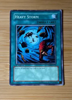 Heavy Storm YSDJ-EN024 Starter Deck Joey Common MP Yu-Gi-Oh - Image 1