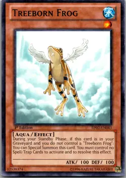 Treeborn Frog BP02-EN043 Battle Pack 2: War of the Giants Yu-Gi-Oh Unlimited LP - Image 1