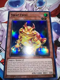 Yugioh! 1x Swap Frog RA03-EN005 Ultimate Rare 1st Ed NM - Image 1