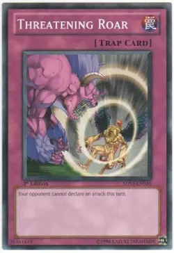 Threatening Roar - 5DS3-EN036 - Common - 1st Edition - Lightly Played - Image 1