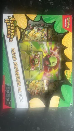 Pokemon TCG - Mega Evolution Ascended Heroes Mega Meganium EX Box New & Sealed - Image 1