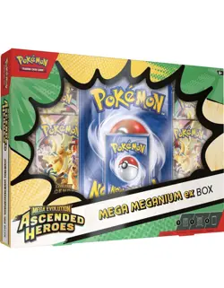 Pokemon TCG Mega Evolution Ascended Heroes Mega Meganium Ex Box Sealed New - Image 1