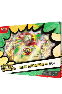 Pokemon TCG Mega Evolution Ascended Heroes Mega Meganium Ex Box Sealed New - Image 3