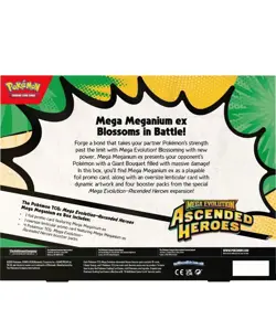 Pokemon TCG Mega Evolution Ascended Heroes Mega Meganium Ex Box Sealed New - Image 5