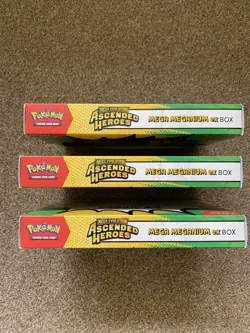 Pokemon TCG: Mega Evolution Ascended Heroes - Mega Meganium ex Box X3 Sealed. - Image 4
