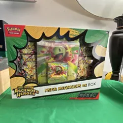 Pokemon TCG Mega Evolution Ascended Heroes Mega Meganium ex Box Factory Sealed - Image 1