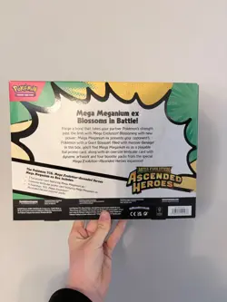 Pokemon TCG Mega Evolution Ascended Heroes Mega Meganium Ex Box - New & Sealed - Image 2
