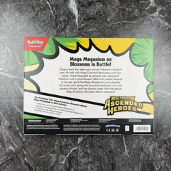 Pokemon TCG Mega Evolution Ascended Heroes Mega Meganium ex Box - New & Sealed - Image 3