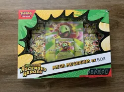 Pokemon TCG: Mega Evolution Ascended Heroes - Mega Meganium Ex Box New Sealed - Image 1
