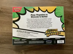 Pokemon TCG: Mega Evolution Ascended Heroes - Mega Meganium Ex Box New Sealed - Image 2