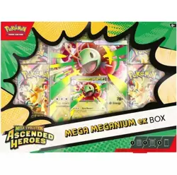 Pokemon TCG Mega Evolution Ascended Heroes Mega Meganium ex Box SEALED PRODUCT - Image 1