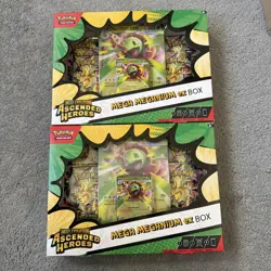 Pokemon TCG Mega Evolution Ascended Heroes Mega Meganium Ex Box Brand New Sealed - Image 1