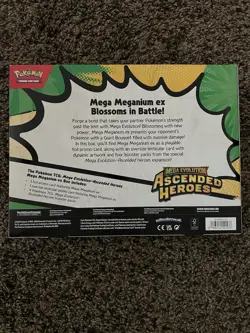 Pokemon TCG Mega Evolution Ascended Heroes Mega Meganium EX Box Factory Sealed - Image 3
