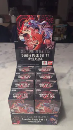 One Piece The Time Of Battle DP-11 Double Pack Box (Factory Sealed) - Image 1