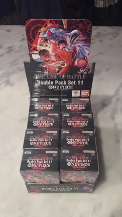 One Piece The Time Of Battle DP-11 Double Pack Box (Factory Sealed) - Image 2