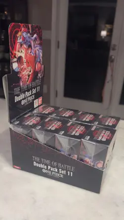 One Piece The Time Of Battle DP-11 Double Pack Box (Factory Sealed) - Image 3