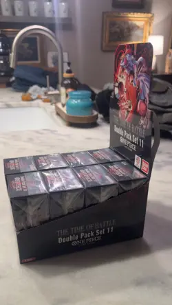 One Piece The Time Of Battle DP-11 Double Pack Box (Factory Sealed) - Image 4