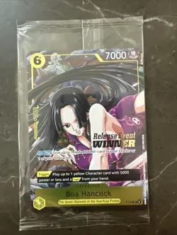 SEALED Boa Hancock (OP15 Release Event Winner) P-115 One Piece Promotion Card - Image 1