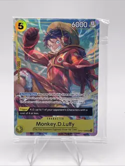 Monkey.D.Luffy OP07-109 SR One Piece Illustration Box Volume 3 Promo Sealed - Image 1