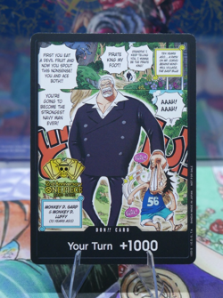 One Piece Card Game English TCG DON!! Monkey D Garp 2nd Anniversary Promo Mint - Image 1