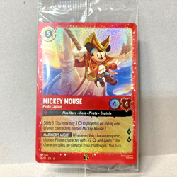 Mickey Mouse Pirate Captain Costco Promo Holo Lorcana Disney - Image 1