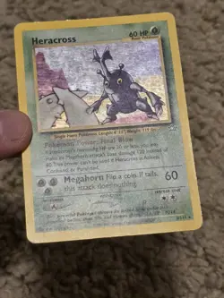 Heracross 6/111 Neo Genesis Holo Rare 2000 Unlimited 60 MP/HP Pokemon TCG Card - Image 2