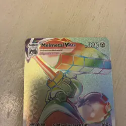 Pokemon TCG Melmetal VMAX Holo Ultra Rare Card 080/078 Rainbow - Image 2