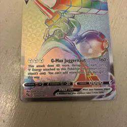Pokemon TCG Melmetal VMAX Holo Ultra Rare Card 080/078 Rainbow - Image 3