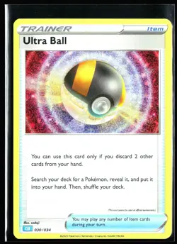 2023 Classic Collection Blastoise Deck Ultra Ball #030 Holo Pokemon Card - Image 1
