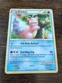 Pokemon Slowbro 38/90 Undaunted HGSS Non Holo Card - Image 1