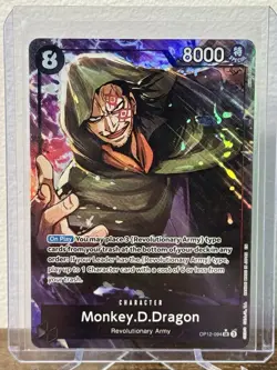 Monkey.D.Dragon OP12-094 SR Alt Art Legacy of Master One Piece Card TCG - Image 1