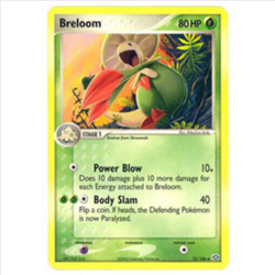 Pokemon Card Breloom 22/106 Ex Emerald VINTAGE EXC+ - Image 1