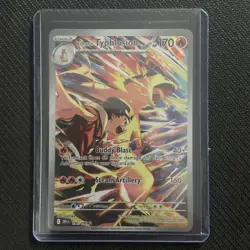 Ethan's Typhlosion Holo Illustration Rare Card 190/182 Sv10 - Image 1