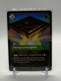 Zhonya's Hourglass 077/298 - Origins (OGN) Rare Holo Riftbound: LoL Card Game - Image 1