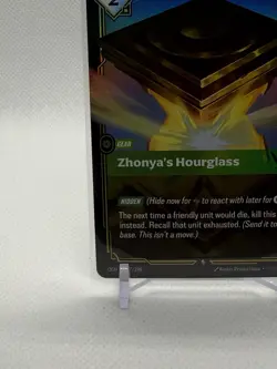 Zhonya's Hourglass 077/298 - Origins (OGN) Rare Holo Riftbound: LoL Card Game - Image 4