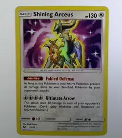 Shining Arceus - 57/73 - Ultra Rare - Shining Legends - Pokemon Card - NM/M - Image 2